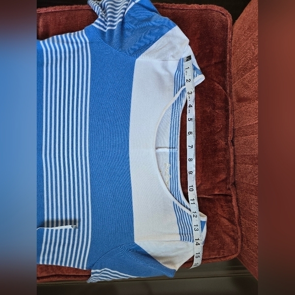 Lilly Pulitzer Marlowe Shirt Dress Blue and White Stripe 3/4 Sleeve Sz. S - Picture 3 of 12